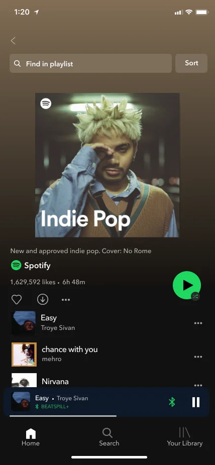 Spotify App Screenshot 3